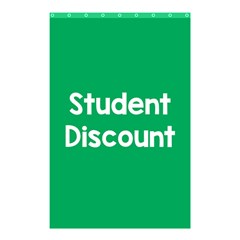 Student Discound Sale Green Shower Curtain 48  X 72  (small) 