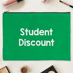 Student Discound Sale Green Cosmetic Bag (xxxl) 