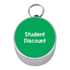 Student Discound Sale Green Mini Silver Compasses by Mariart