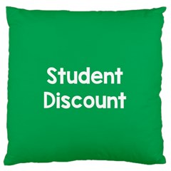 Student Discound Sale Green Standard Flano Cushion Case (one Side) by Mariart