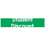 Student Discound Sale Green Flano Scarf (Small) Front