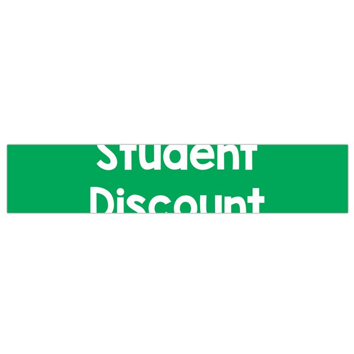 Student Discound Sale Green Flano Scarf (Small)