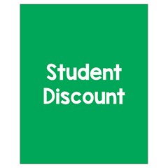 Student Discound Sale Green Drawstring Bag (small) by Mariart