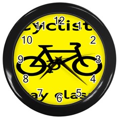 Stay Classy Bike Cyclists Sport Wall Clocks (black)