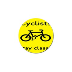 Stay Classy Bike Cyclists Sport Golf Ball Marker by Mariart