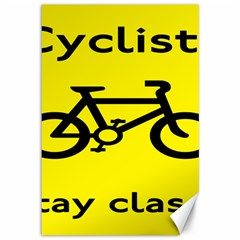 Stay Classy Bike Cyclists Sport Canvas 12  X 18  