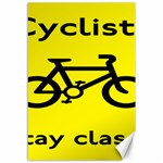 Stay Classy Bike Cyclists Sport Canvas 12  x 18   11.88 x17.36  Canvas - 1