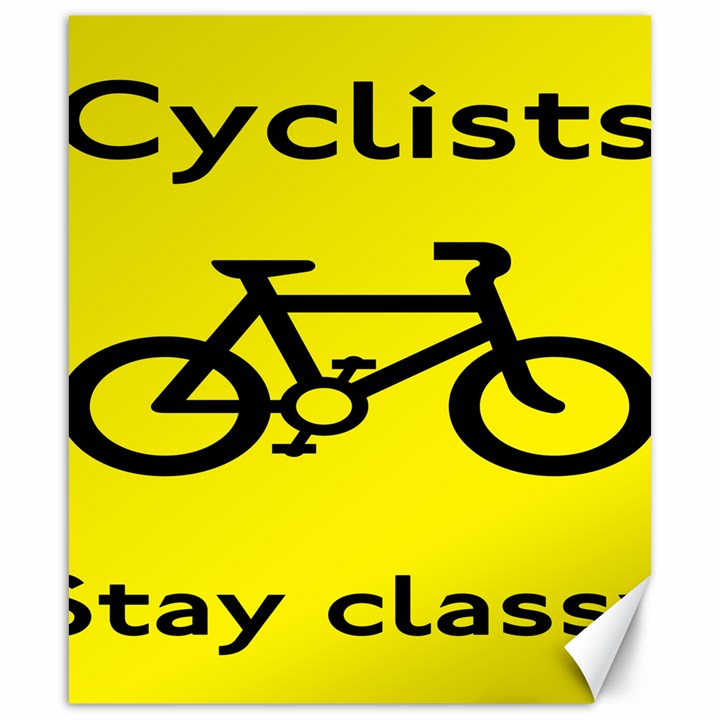 Stay Classy Bike Cyclists Sport Canvas 20  x 24  