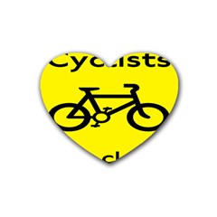 Stay Classy Bike Cyclists Sport Heart Coaster (4 Pack) 