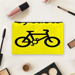 Stay Classy Bike Cyclists Sport Cosmetic Bag (medium)  by Mariart