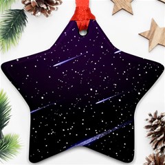 Starry Night Sky Meteor Stock Vectors Clipart Illustrations Ornament (star)