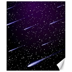 Starry Night Sky Meteor Stock Vectors Clipart Illustrations Canvas 20  X 24   by Mariart