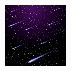 Starry Night Sky Meteor Stock Vectors Clipart Illustrations Medium Glasses Cloth (2-side) by Mariart