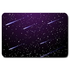 Starry Night Sky Meteor Stock Vectors Clipart Illustrations Large Doormat  by Mariart