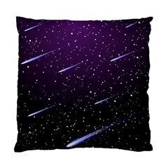 Starry Night Sky Meteor Stock Vectors Clipart Illustrations Standard Cushion Case (one Side) by Mariart