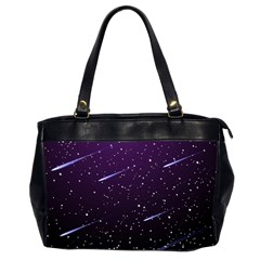 Starry Night Sky Meteor Stock Vectors Clipart Illustrations Office Handbags (2 Sides) 