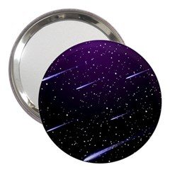 Starry Night Sky Meteor Stock Vectors Clipart Illustrations 3  Handbag Mirrors by Mariart