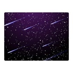 Starry Night Sky Meteor Stock Vectors Clipart Illustrations Double Sided Flano Blanket (mini)  by Mariart