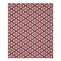 Pattern Kawung Star Line Plaid Flower Floral Red Shower Curtain 60  X 72  (medium) 