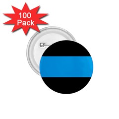 Tomboy Playboy Flag Blue Black Mline 1 75  Buttons (100 Pack) 