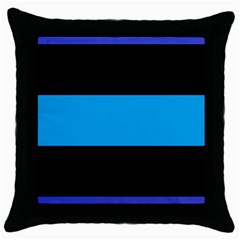 Tomboy Playboy Flag Blue Black Mline Throw Pillow Case (black)