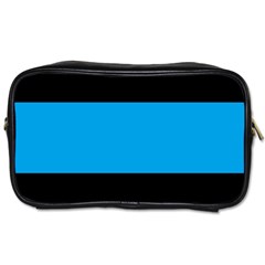 Tomboy Playboy Flag Blue Black Mline Toiletries Bags by Mariart