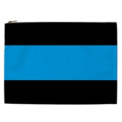 Tomboy Playboy Flag Blue Black Mline Cosmetic Bag (xxl) 