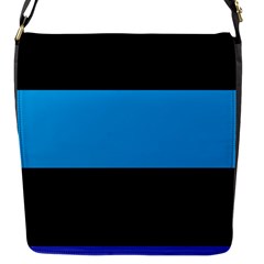 Tomboy Playboy Flag Blue Black Mline Flap Messenger Bag (s)