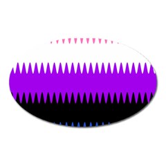 Sychnogender Techno Genderfluid Flags Wave Waves Chevron Oval Magnet