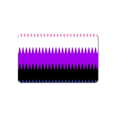 Sychnogender Techno Genderfluid Flags Wave Waves Chevron Magnet (name Card)