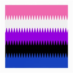 Sychnogender Techno Genderfluid Flags Wave Waves Chevron Medium Glasses Cloth by Mariart