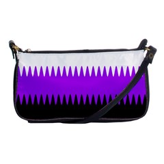 Sychnogender Techno Genderfluid Flags Wave Waves Chevron Shoulder Clutch Bags by Mariart