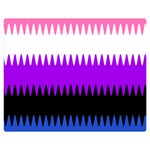 Sychnogender Techno Genderfluid Flags Wave Waves Chevron Double Sided Flano Blanket (Medium)  60 x50  Blanket Back