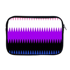 Sychnogender Techno Genderfluid Flags Wave Waves Chevron Apple Macbook Pro 17  Zipper Case by Mariart