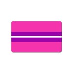 Transgender Flags Magnet (Name Card) Front