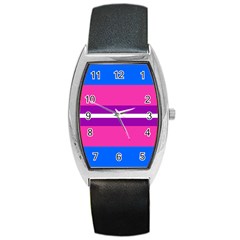 Transgender Flags Barrel Style Metal Watch by Mariart