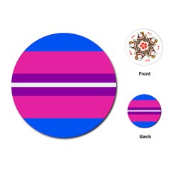 Transgender Flags Playing Cards (round) 