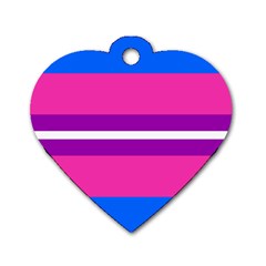 Transgender Flags Dog Tag Heart (two Sides) by Mariart