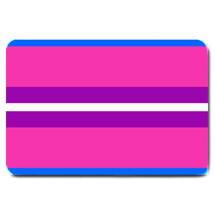 Transgender Flags Large Doormat 