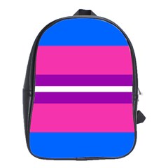 Transgender Flags School Bags(large)  by Mariart