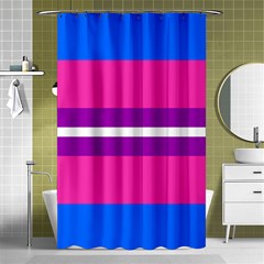 Transgender Flags Shower Curtain 48  X 72  (small)  by Mariart