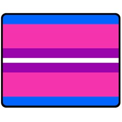 Transgender Flags Double Sided Fleece Blanket (medium)  by Mariart