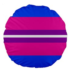 Transgender Flags Large 18  Premium Flano Round Cushions by Mariart