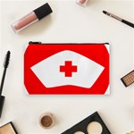 Tabla Laboral Sign Red White Cosmetic Bag (Small)  Front