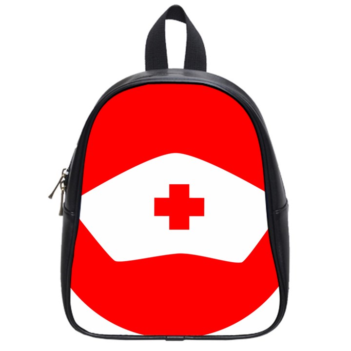 Tabla Laboral Sign Red White School Bags (Small) 