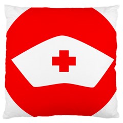 Tabla Laboral Sign Red White Large Cushion Case (one Side) by Mariart