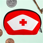 Tabla Laboral Sign Red White Accessory Pouches (Large)  Front