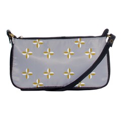 Syrface Flower Floral Gold White Space Star Shoulder Clutch Bags