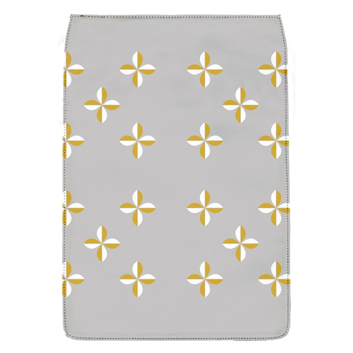 Syrface Flower Floral Gold White Space Star Flap Covers (S) 