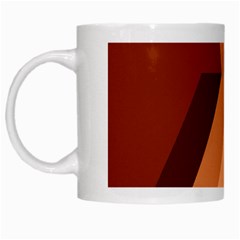 Volcano Lava Gender Magma Flags Line Brown White Mugs by Mariart